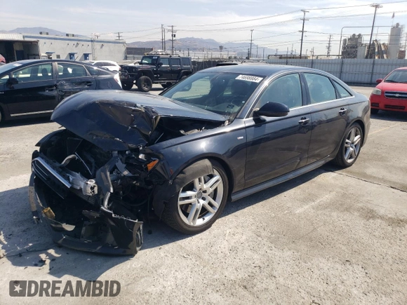 2016 Audi A6 Premium Plus with VIN WAUGFAFC3GN021701, listed as a Copart auction lot 74698884 with 93,137 mi miles and Salvage title. Bid and sale history available at DreamBid. Image 1.