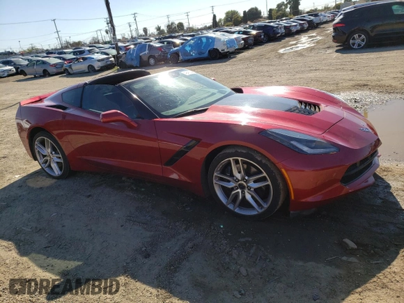 2015 Chevrolet Corvette Z51 2LT with VIN 1G1YK2D76F5114010, listed as a Copart auction lot 49416744 with 8,892 mi miles. Bid and sale history available at carsss.com. Image 4.