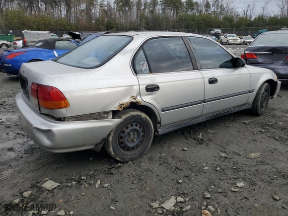 1996 Honda Civic LX "O" w/Air with VIN 2HGEJ6678TH532897, listed as a Copart auction lot 85542984 with 325,764 mi miles and Salvage Title. Bid and sale history available at carsss.com. Image 3.