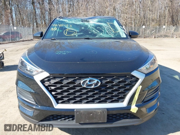 2019 Hyundai Tucson SE with VIN KM8J2CA46KU073107, listed as a IAAI auction lot 41648453 with 58,417 mi miles. Bid and sale history available at carsss.com. Image 12.