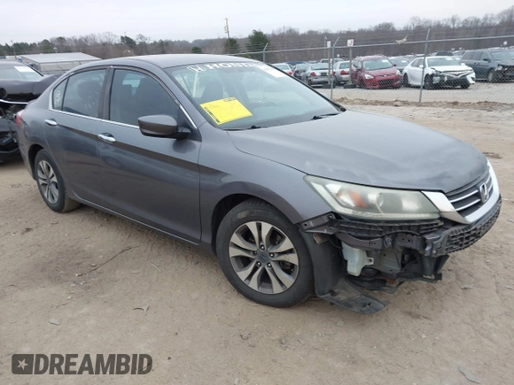 2014 Honda Accord Sedan LX with VIN 1HGCR2F3XEA071970, listed as a IAAI auction lot 41479888 with 136,036 mi miles. Bid and sale history available at carsss.com. Image 1.