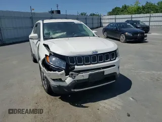 2020 Jeep Compass Limited with VIN 3C4NJCCBXLT154594, listed as a Copart auction lot 57890455 with 107,541 mi miles and Salvage title. Bid and sale history available at DreamBid. Image 14.