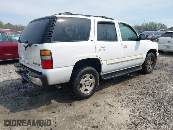2005 Chevrolet Tahoe LT z VIN 1GNEC13T85J124339, wystawiony jako IAAI lot #41911723 z przebiegiem 353 205 mil mil oraz . Historia ofert i sprzedaży dostępna na DreamBid. Obrazek 4.