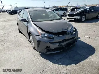 2021 Toyota Prius L Eco with VIN JTDKAMFU7M3134645, listed as a Copart auction lot 46712155 with 44,596 mi miles and Salvage Title. Bid and sale history available at carsss.com. Image 11.