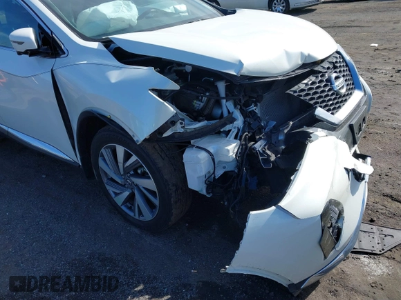 2021 Nissan Murano SL with VIN 5N1AZ2CSXMC146599, listed as a IAAI auction lot 41556475 with 40,113 mi miles and . Bid and sale history available at DreamBid. Image 17.