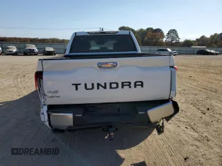 2023 Toyota Tundra Limited Hybrid with VIN 5TFJC5DBXPX022822, listed as a Copart auction lot 77610044 with 32,908 mi miles and Salvage title. Bid and sale history available at DreamBid. Image 6.