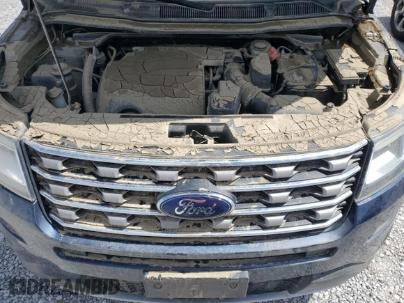 2017 Ford Explorer XLT with VIN 1FM5K8D87HGA74576, listed as a Copart auction lot 52986425 with Not Provided miles and Salvage Title. Bid and sale history available at DreamBid. Image 14.