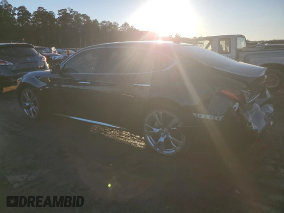 2018 Infiniti Q70 Luxe with VIN JN1BY1PR3JM370674, listed as a Copart auction lot 80849564 with 68,702 mi miles and Salvage title. Bid and sale history available at DreamBid. Image 2.