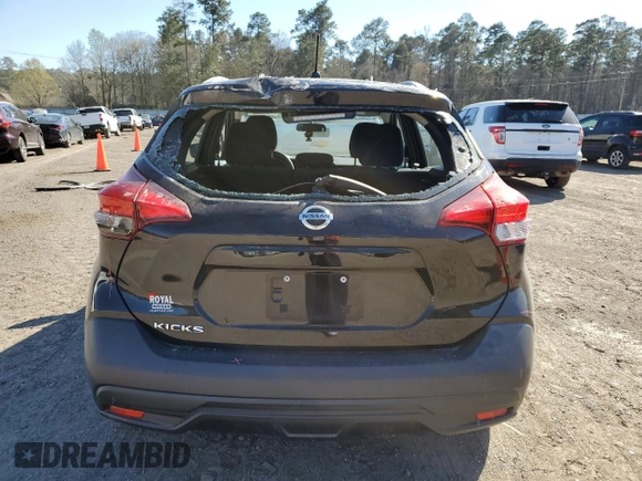 2019 Nissan Kicks SV with VIN 3N1CP5CU6KL533063, listed as a Copart auction lot 48468135 with 18,557 mi miles and Salvage Title. Bid and sale history available at DreamBid. Image 6.