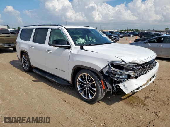 2024 Jeep Wagoneer Series II with VIN 1C4SJSBP8RS141198, listed as a Copart auction lot 65029925 with 318 mi miles and Salvage title. Bid and sale history available at DreamBid. Image 4.