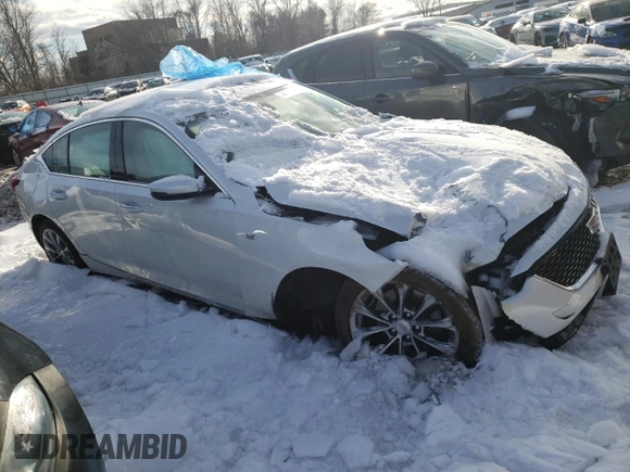 2020 Cadillac CT5 Premium Luxury with VIN 1G6DT5RK1L0134971, listed as a Copart auction lot 44144175 with Not Provided miles and Salvage Title. Bid and sale history available at DreamBid. Image 4.