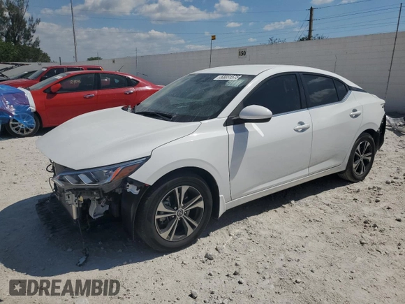 2023 Nissan Sentra SV z VIN 3N1AB8CV5PY321510, wystawiony jako Copart lot #53031575 z przebiegiem 7 435 mil mil oraz Nie do naprawy • Non repairable. Historia ofert i sprzedaży dostępna na DreamBid. Obrazek 1.