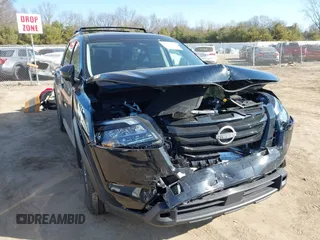 2025 Nissan Pathfinder Rock Creek with VIN 5N1DR3BD0SC218025, listed as a IAAI auction lot 41792236 with 3,603 mi miles and . Bid and sale history available at DreamBid. Image 1.