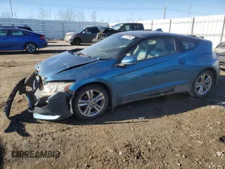 2011 Honda CR-Z EX with VIN JHMZF1C69BS800460, listed as a Copart auction lot 47111545 with 258,163 mi miles and Salvage Title. Bid and sale history available at carsss.com. Image 1.