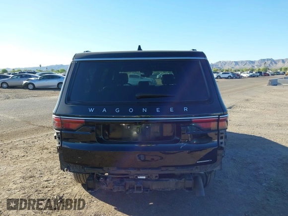 2024 Jeep Wagoneer Series II Carbide with VIN 1C4SJSBP6RS174989, listed as a IAAI auction lot 42159619 with 25,397 mi miles and . Bid and sale history available at carsss.com. Image 17.
