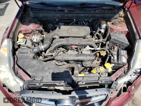 2010 Subaru Legacy Premium with VIN 4S3BMBE62A3224991, listed as a Copart auction lot 62107375 with 127,165 mi miles and Salvage title. Bid and sale history available at DreamBid. Image 11.