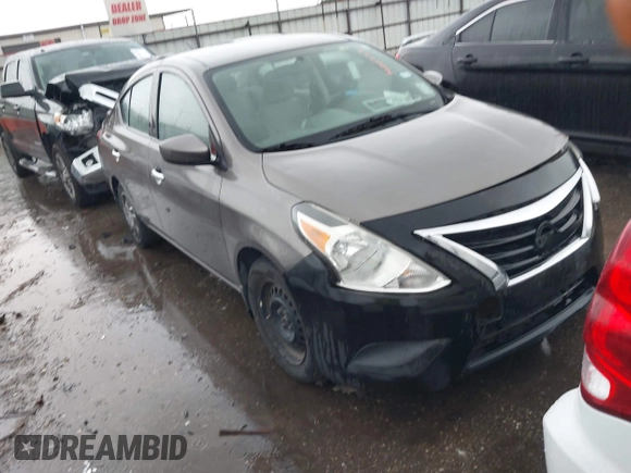 2015 Nissan Versa SV with VIN 3N1CN7AP0FL881056, listed as a IAAI auction lot 42106423 with 134,760 mi miles. Bid and sale history available at carsss.com. Image 1.