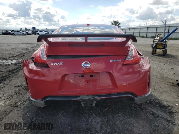 2014 Nissan 370Z Nismo with VIN JN1AZ4EH5EM630146, listed as a Copart auction lot 48034785 with Not Provided miles and Salvage Title. Bid and sale history available at DreamBid. Image 6.