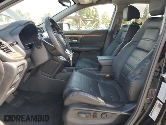 2017 Honda CR-V Touring with VIN 2HKRW1H99HH515480, listed as a Copart auction lot 51869635 with 24,393 mi miles and Salvage Title. Bid and sale history available at carsss.com. Image 7.