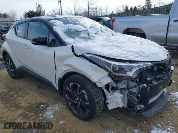 2019 Toyota C-HR XLE with VIN NMTKHMBX9KR075751, listed as a IAAI auction lot 41306015 with 29,078 mi miles. Bid and sale history available at carsss.com. Image 1.