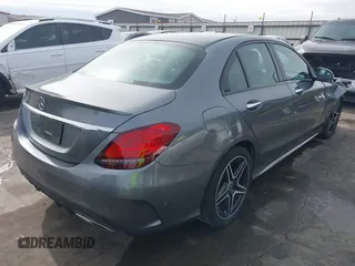 2020 Mercedes-Benz C 300 with VIN WDDWF8DB3LR558241, listed as a IAAI auction lot 41274401 with 53,349 mi miles and . Bid and sale history available at DreamBid. Image 4.
