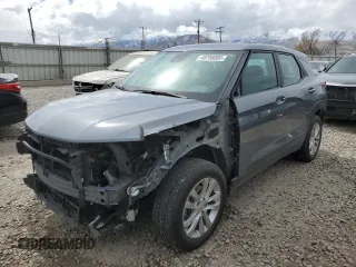 2021 Chevrolet TrailBlazer LS with VIN KL79MNSL2MB021973, listed as a Copart auction lot 48756005 with 50,125 mi miles and Salvage Title. Bid and sale history available at carsss.com. Image 1.