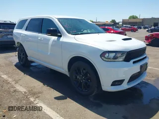 2018 Dodge Durango GT with VIN 1C4RDJDG7JC462113, listed as a IAAI auction lot 42553636 with 136,281 mi miles and . Bid and sale history available at DreamBid. Image 1.