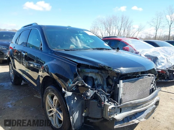 2017 Chevrolet Equinox Premier with VIN 2GNALDEK6H1507263, listed as a IAAI auction lot 42012392 with 100,658 mi miles. Bid and sale history available at carsss.com. Image 1.