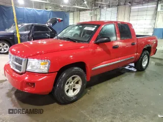 2008 Dodge Dakota Laramie with VIN 1D7HW58N78S637195, listed as a Copart auction lot 43803195 with 126,206 mi miles and Clean Title. Bid and sale history available at carsss.com. Image 1.