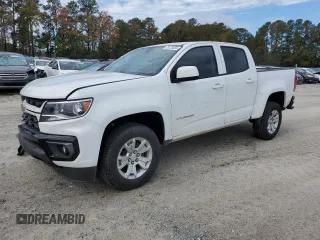2022 Chevrolet Colorado 2WD LT with VIN 1GCGSCEA8N1312905, listed as a Copart auction lot 78178324 with 24,093 mi miles and Salvage title. Bid and sale history available at DreamBid. Image 1.