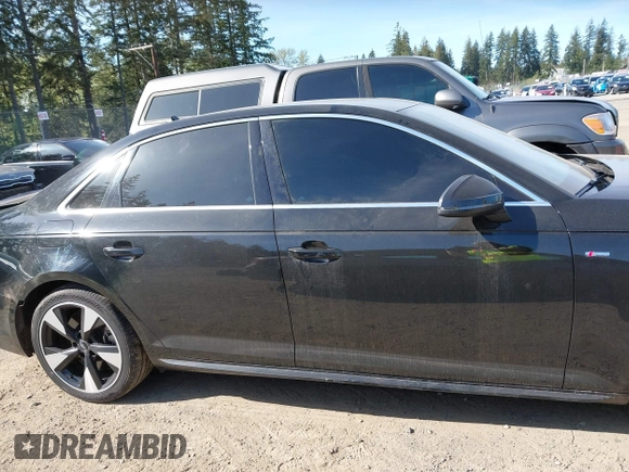 2017 Audi A4 Premium Plus with VIN WAUENAF42HN019863, listed as a IAAI auction lot 42046853 with 112,667 mi miles. Bid and sale history available at carsss.com. Image 13.