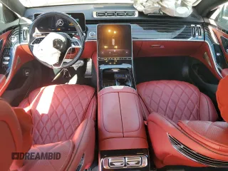 2024 Mercedes-Benz S 580e with VIN W1K6G6KBXRA276299, listed as a Copart auction lot 52619025 with 22,364 mi miles and Salvage Title. Bid and sale history available at DreamBid. Image 8.