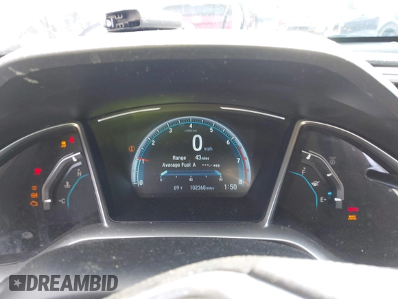 2017 Honda Civic EX-T with VIN 2HGFC1E39HH644602, listed as a IAAI auction lot 41920127 with 102,360 mi miles and . Bid and sale history available at DreamBid. Image 7.