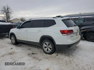 2019 Volkswagen Atlas SE z VIN 1V2UR2CA5KC530987, wystawiony jako Copart lot #45872945 z przebiegiem Nie podano mil oraz Szkoda całkowita • Salvage title. Historia ofert i sprzedaży dostępna na DreamBid. Obrazek 2.