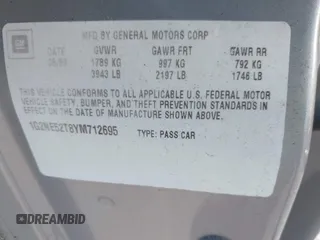2000 Pontiac Grand Am SE with VIN 1G2NE52T8YM712695, listed as a IAAI auction lot 41855853 with 63,914 mi miles. Bid and sale history available at carsss.com. Image 9.