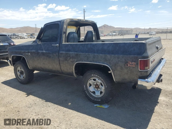 1983 GMC Jimmy z VIN 1G5EK18L4DF518255, wystawiony jako Copart lot #59883814 z przebiegiem 66 093 mil mil oraz Szkoda całkowita • Salvage title. Historia ofert i sprzedaży dostępna na DreamBid. Obrazek 2.