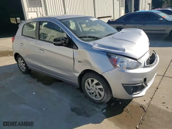 2020 Mitsubishi Mirage SE with VIN ML32A4HJ2LH010483, listed as a Copart auction lot 80148224 with 148,863 mi miles and Salvage Title. Bid and sale history available at carsss.com. Image 10.
