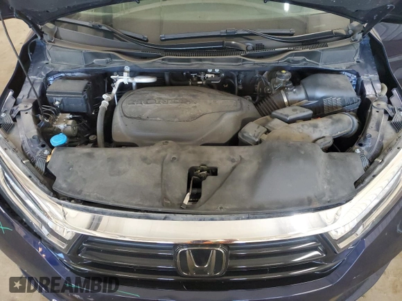 2022 Honda Odyssey Elite z VIN 5FNRL6H97NB011977, wystawiony jako Copart lot #56356345 z przebiegiem 58 803 mil mil oraz Szkoda całkowita • Salvage title. Historia ofert i sprzedaży dostępna na DreamBid. Obrazek 12.