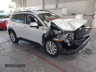 2022 Toyota Corolla Cross LE with VIN 7MUCAABGXNV026593, listed as a IAAI auction lot 42384957 with 29,713 mi miles and . Bid and sale history available at DreamBid. Image 1.