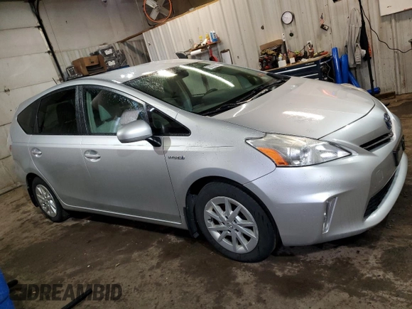 2012 Toyota Prius Two with VIN JTDZN3EU5C3053544, listed as a Copart auction lot 52023135 with 104,386 mi miles and Salvage Title. Bid and sale history available at DreamBid. Image 4.