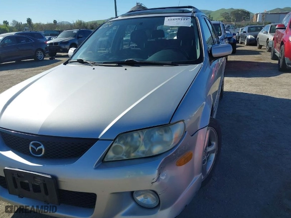 2002 Mazda Protege5 with VIN JM1BJ246X21467035, listed as a IAAI auction lot 41859444 with 150,585 mi miles. Bid and sale history available at carsss.com. Image 6.
