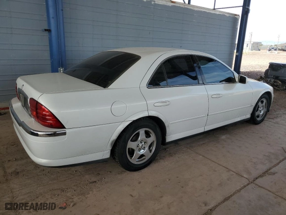 2000 Lincoln LS with VIN 1LNHM86S2YY818045, listed as a Copart auction lot 48821045 with 108,378 mi miles and Salvage Title. Bid and sale history available at carsss.com. Image 3.