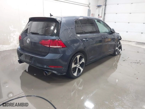 2018 Volkswagen Golf GTI S with VIN 3VW547AU9JM251101, listed as a IAAI auction lot 41505441 with 53,507 mi miles. Bid and sale history available at carsss.com. Image 4.
