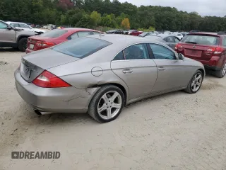 2007 Mercedes-Benz CLS-Class 5.5L with VIN WDDDJ72X77A086855, listed as a Copart auction lot 71226864 with 0 mi miles and Salvage Title. Bid and sale history available at carsss.com. Image 3.