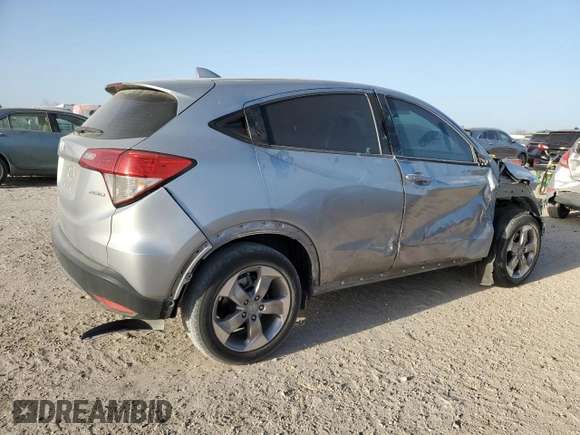 2021 Honda HR-V LX with VIN 3CZRU6H3XMM701090, listed as a Copart auction lot 49591735 with 46,725 mi miles and Salvage Title. Bid and sale history available at carsss.com. Image 3.