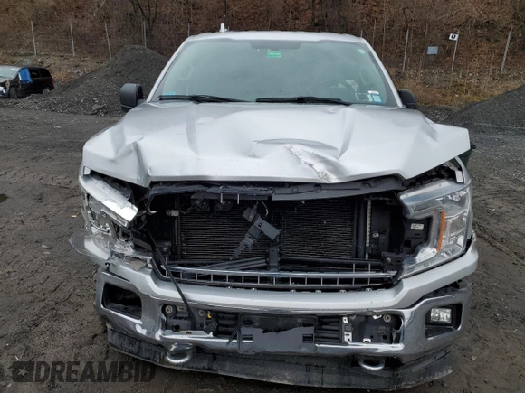 2018 Ford F-150 XL with VIN 1FTEW1E59JFC37258, listed as a Copart auction lot 52680255 with 93,966 mi miles and Salvage title. Bid and sale history available at DreamBid. Image 5.