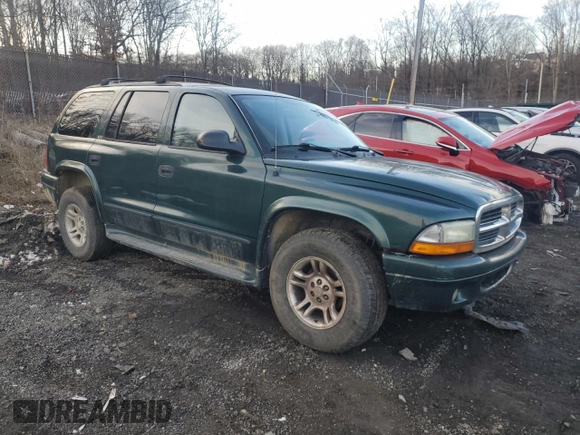 2002 Dodge Durango SLT z VIN 1B4HS48N02F125341, wystawiony jako Copart lot #44580705 z przebiegiem 318 093 mil mil oraz Szkoda całkowita • Salvage title. Historia ofert i sprzedaży dostępna na DreamBid. Obrazek 4.