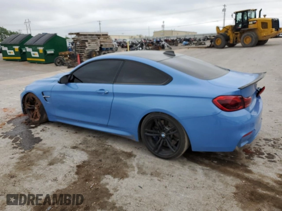 2015 BMW M4 with VIN WBS3R9C51FF708741, listed as a Copart auction lot 50314044 with 80,043 mi miles. Bid and sale history available at carsss.com. Image 2.