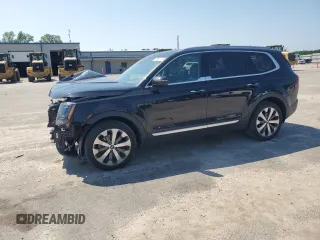 2021 Kia Telluride S with VIN 5XYP6DHC6MG130870, listed as a Copart auction lot 62527755 with 48,206 mi miles and Clean title. Bid and sale history available at DreamBid. Image 1.