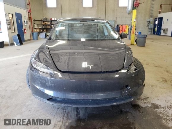 2024 Tesla Model 3 Long Range with VIN 5YJ3E1EBXRF818977, listed as a Copart auction lot 47303885 with 14,189 mi miles and Salvage Title. Bid and sale history available at DreamBid. Image 5.